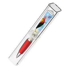 With acrylic casing