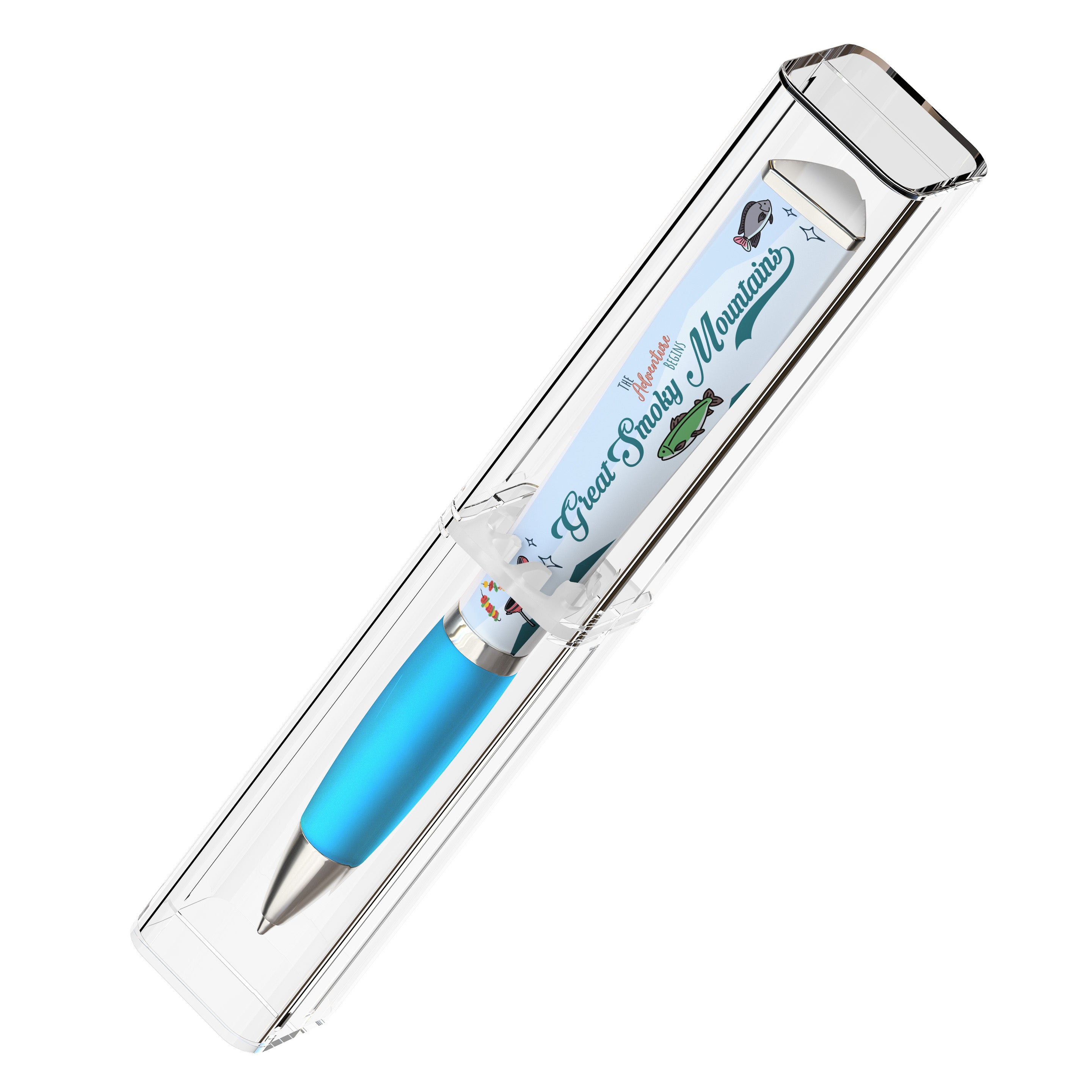 With acrylic casing