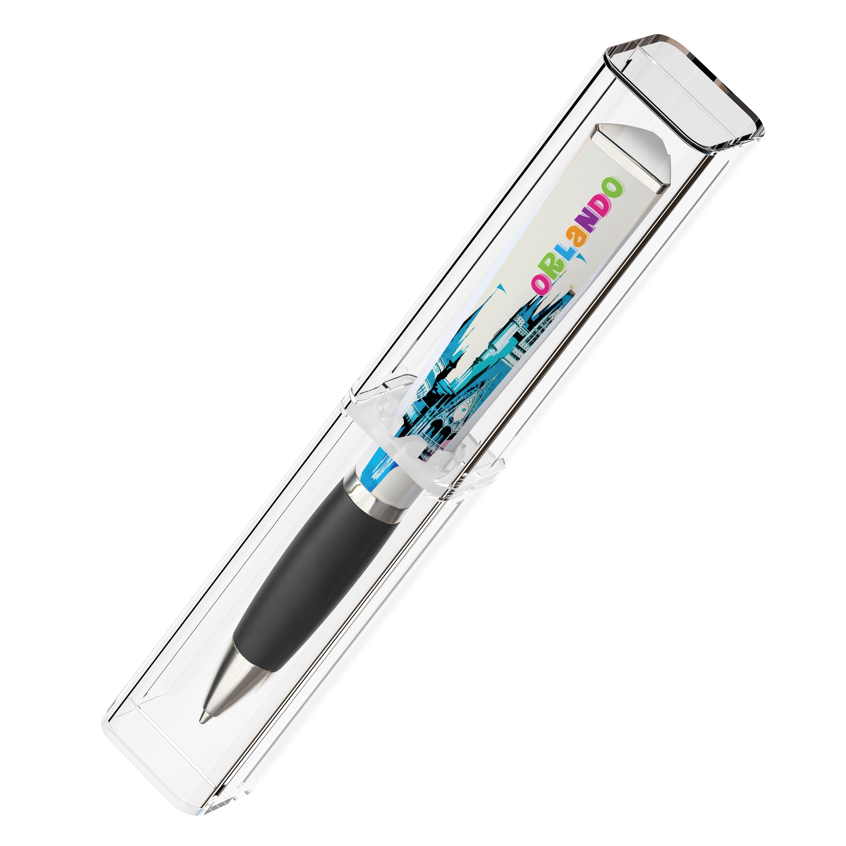 With acrylic casing