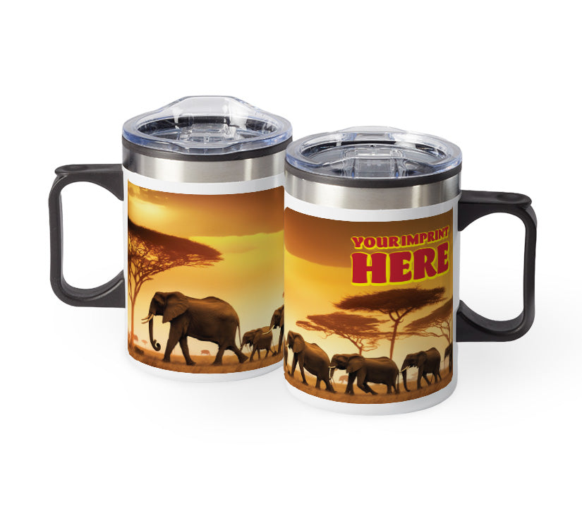 African Elephants Mug